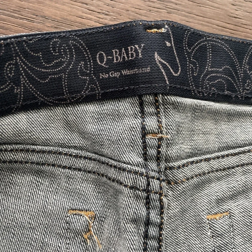 Wrangler Jeans Womens 7/8x32 Q-Baby Boot Cut Western‎ Cowgirl Rodeo Blue Denim